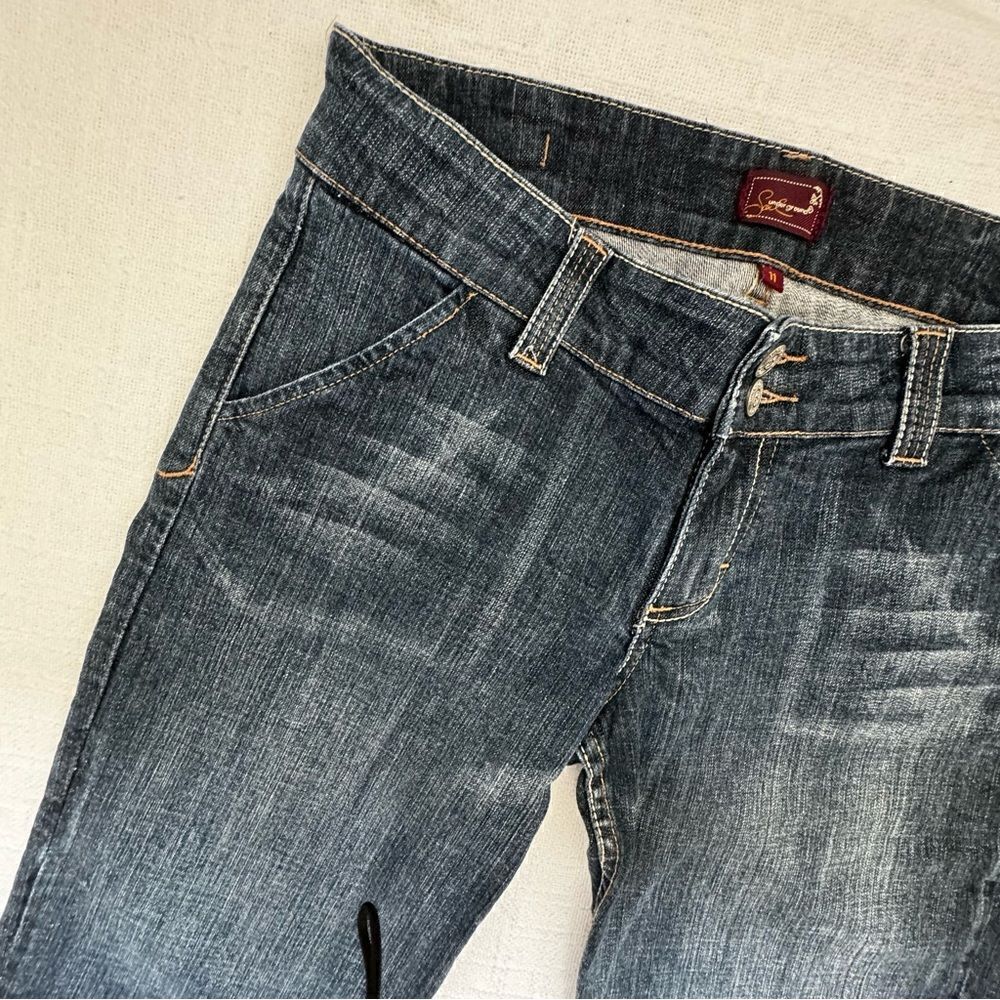 Underground Soul Denim Skater Shorts Cuffed Cotton Jorts SZ 11 JR